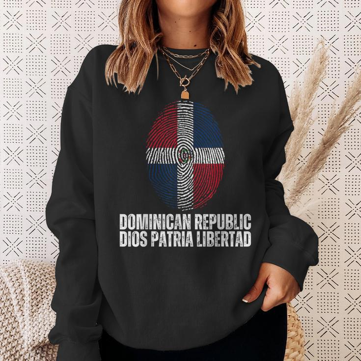 Dominican Republic Dios Patria Libertad Sweatshirt Gifts for Her