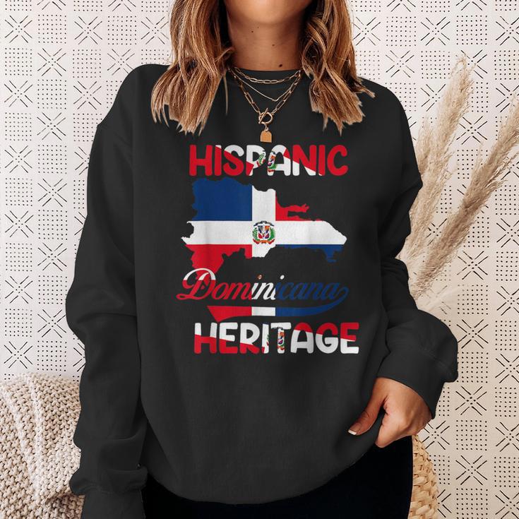 Dominican Republic Flag Hispanic Heritage Dominicana Sweatshirt Gifts for Her