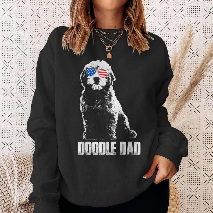 Doodle Dad Mens Goldendoodle Vintage Gift For Mens Sweatshirt Gifts for Her