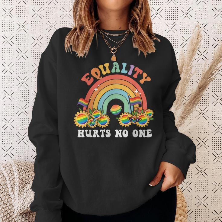 Equality Hurts No One Lgbt PrideGay Pride T Sweatshirt Gifts for Her