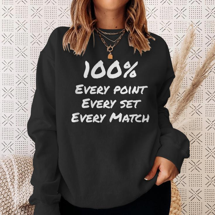 Every Point Set Match Volleyball Team Player Coach Quote Sweatshirt Gifts for Her