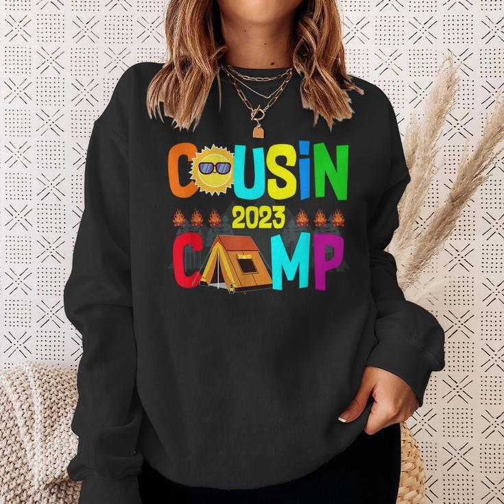 Family Camping Summer Vacation Crew Cousin Camp 2023 Sweatshirt Gifts for Her