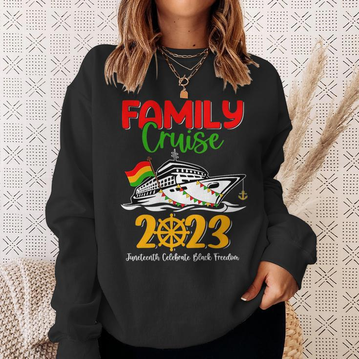 Family Cruise 2023 Junenth Celebrate Black Freedom 1865 Sweatshirt Gifts for Her