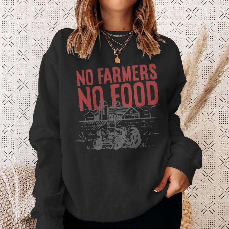 Farmer No Farmer No Food - Farmer No Farmer No Food Sweatshirt Gifts for Her