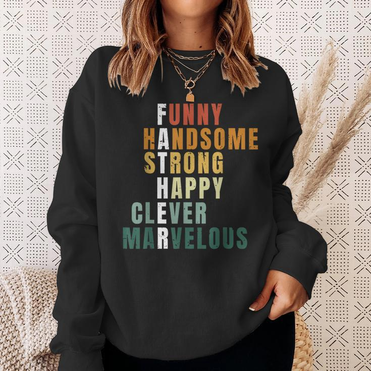 Father Definition Best Dad Fathers Day Sweatshirt Gifts for Her