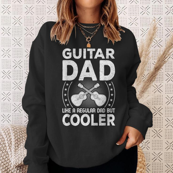 Father Music - Guitar Dad Like A Regular Dad But Cooler Sweatshirt Gifts for Her