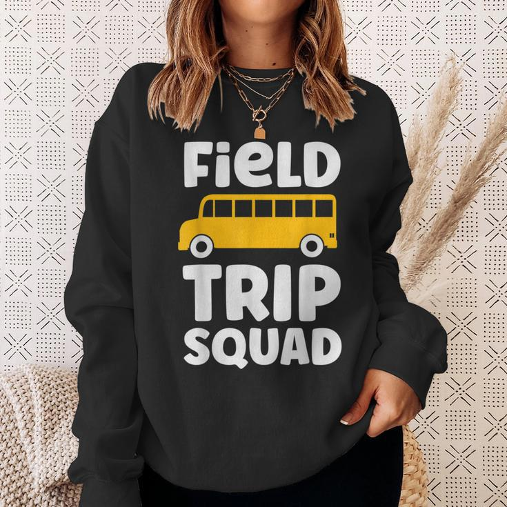 Field Trip Squad School Bus Field Day Vibes 2023 Sweatshirt Gifts for Her