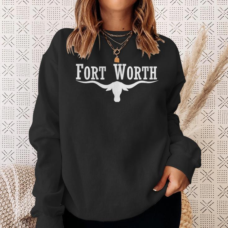 Fort Worth Flag Fort Worth City Flag Sweatshirt Gifts for Her