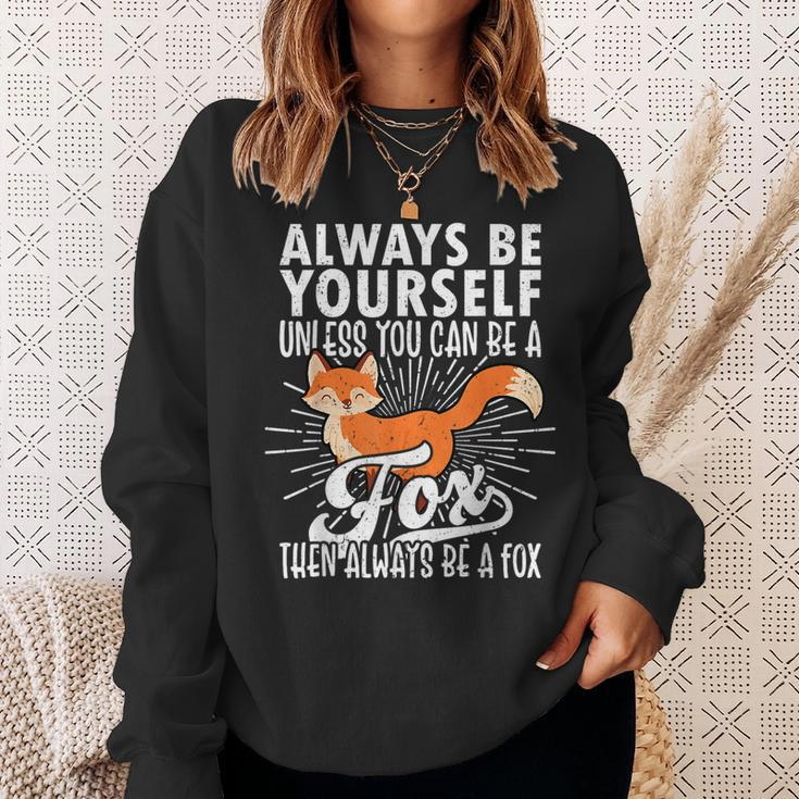 Fox Lover Fox Cute Fox Fox Sweatshirt Gifts for Her