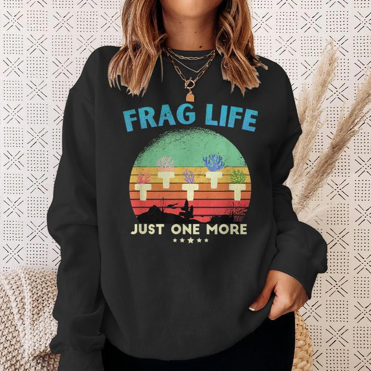 Frag Life Coral Reef Saltwater Aquarium Aquarist Sweatshirt Gifts for Her