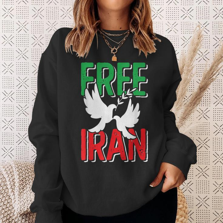 Free Iran Love Freedom Iranian Persian Azadi Sweatshirt Gifts for Her