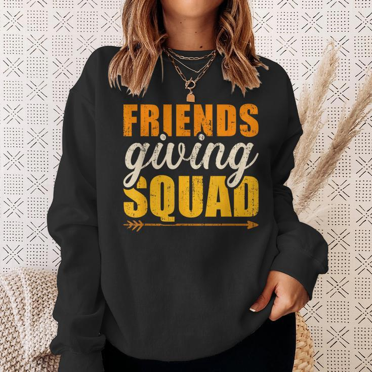 Friendsgiving Squad For Thanksgiving Party With Friends Sweatshirt Gifts for Her