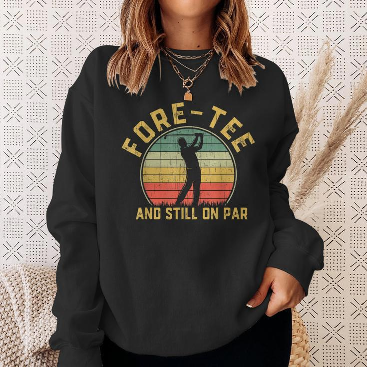 Funny 40Th Birthday Golfer Turning 40 Year Old Golfing Gift For Mens Sweatshirt Gifts for Her