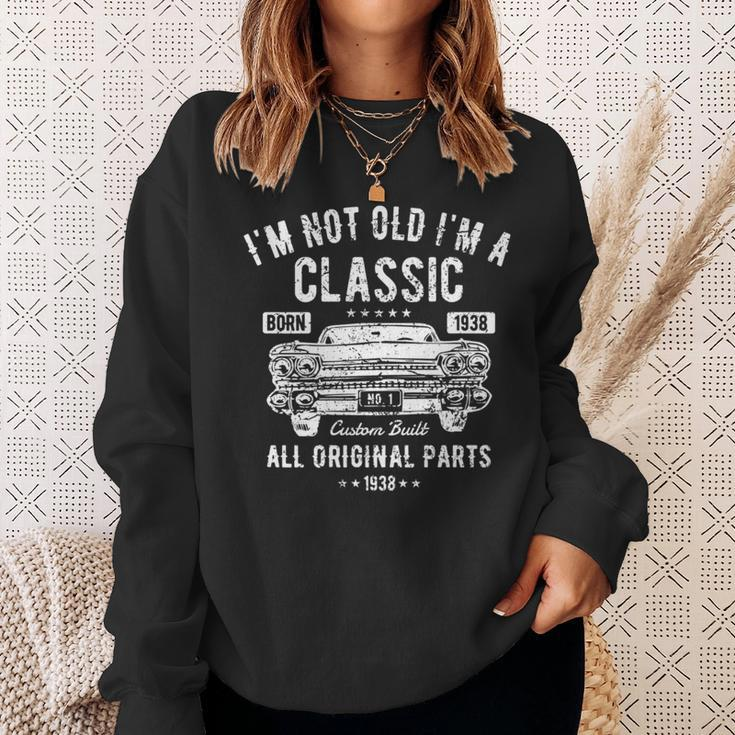 Funny 82Nd BirthdayIm Not Old Im A Classic 1938 Sweatshirt Gifts for Her