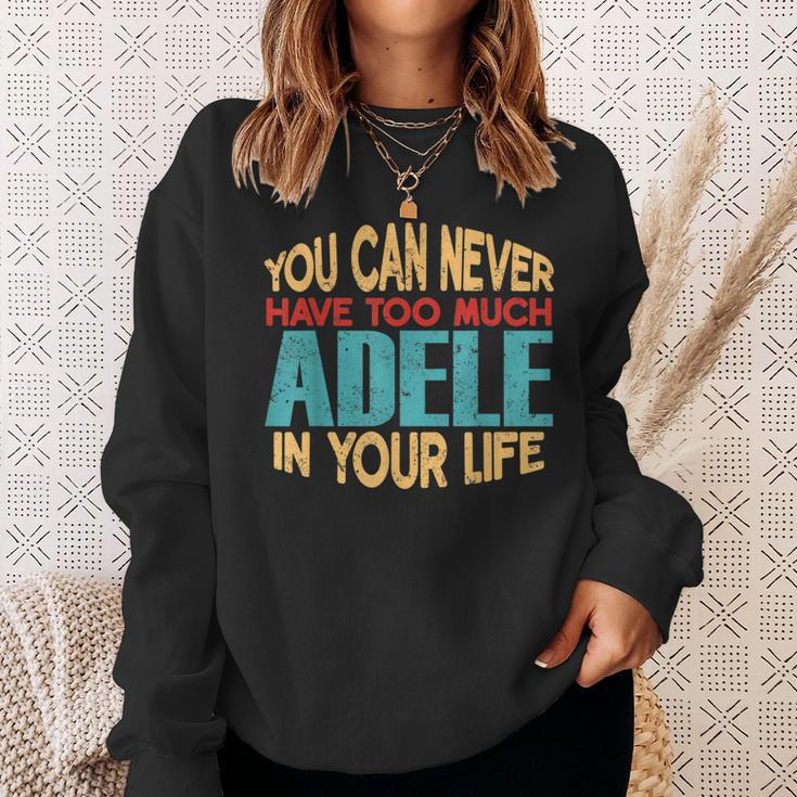 Funny Adele Personalized First Name Joke Item Sweatshirt Gifts for Her