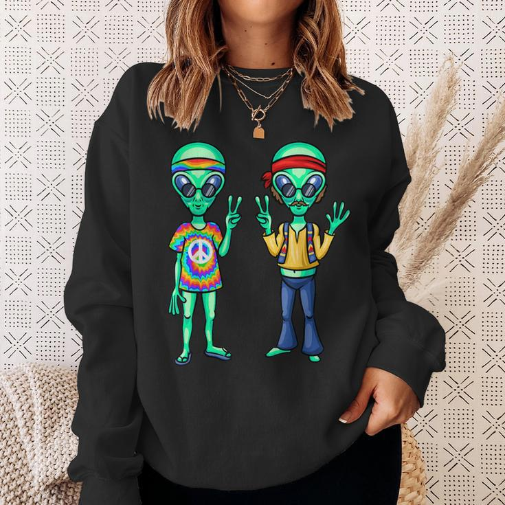 Alien Alien Lover Hippie Aliens Believe In Aliens Sweatshirt Gifts for Her