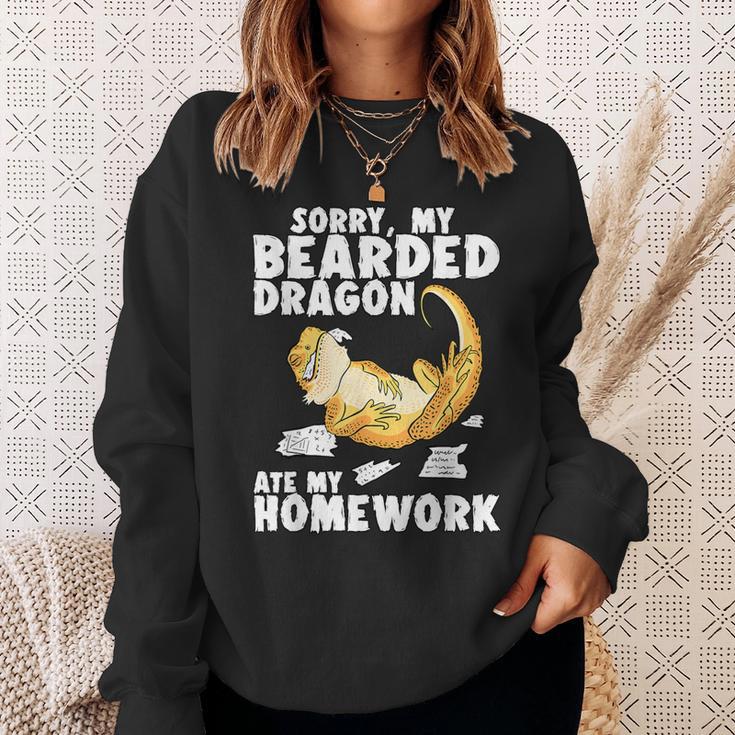 Bearded Dragon Lizard Lover Bearded Dragon Sweatshirt Gifts for Her