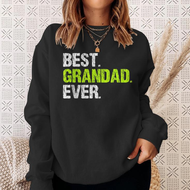 Funny Best Grandad Ever Family Cool Sweatshirt Gifts for Her