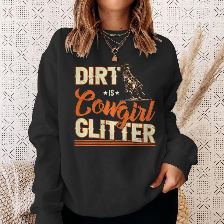 Funny Cowgirl Graphic Women Girls Cowgirl Western Rodeo Sweatshirt Gifts for Her