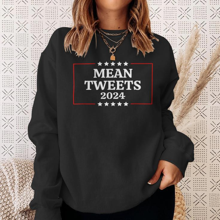 Funny Election Design Mean Tweets 2024 Sweatshirt Gifts for Her