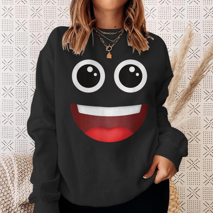 Group Costume Halloween Team Outfit Poop Emoticon Sweatshirt Gifts for Her