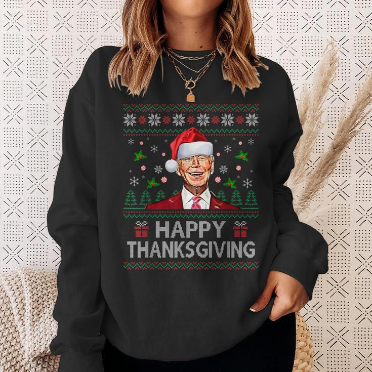 Joe Biden Christmas Happy Thanksgiving Ugly Sweater Sweatshirt Gifts for Her