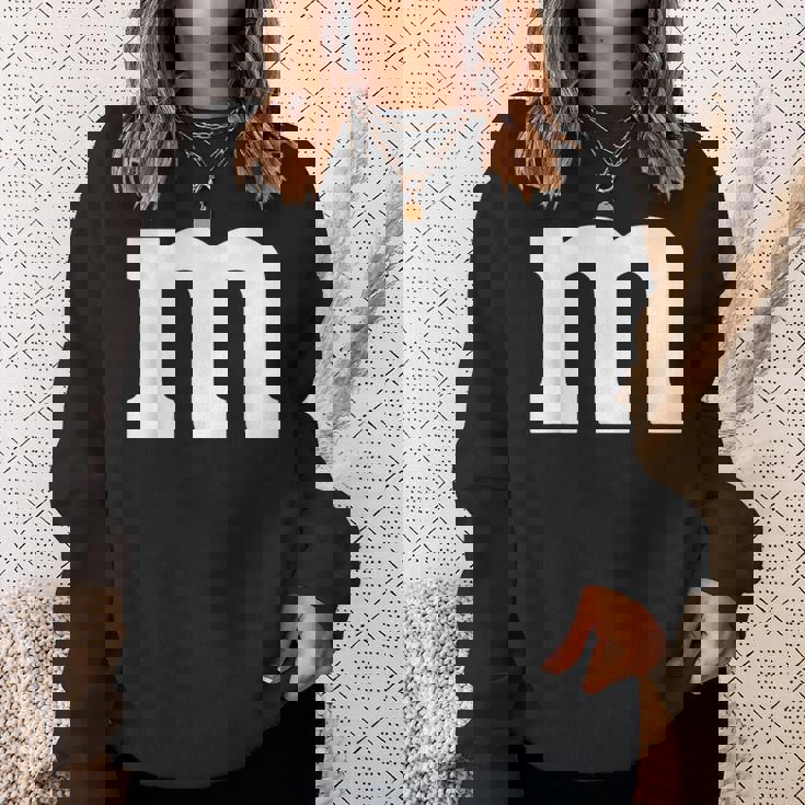 Letter M Groups Halloween Team Groups Costume Sweatshirt Gifts for Her