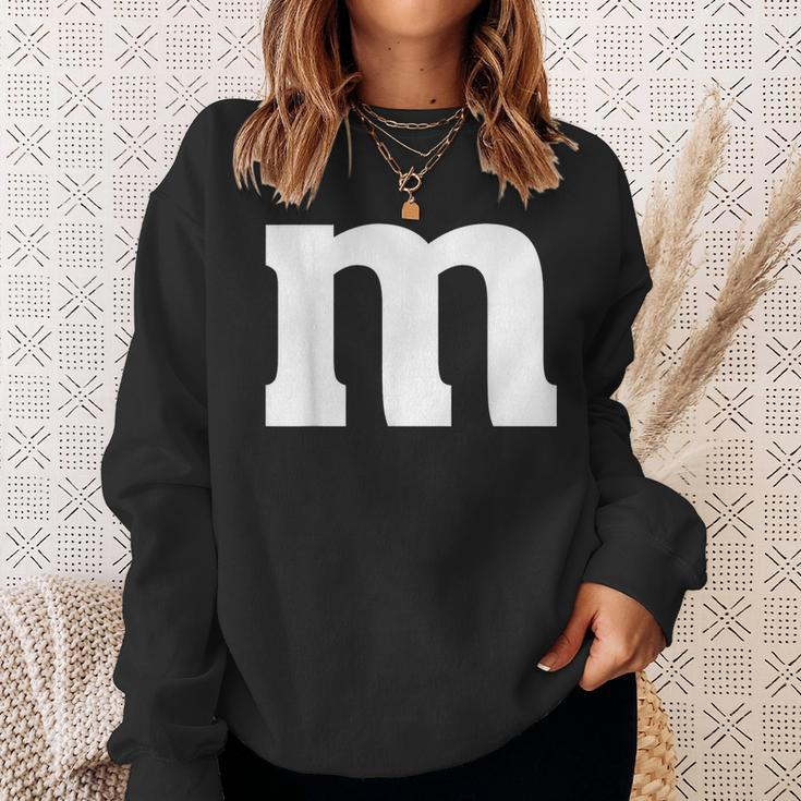Letter M Halloween Matching Costume Group Family Color Sweatshirt Gifts for Her