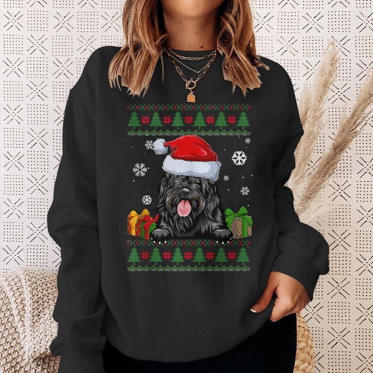 Portuguese Water Dog Santa Hat Ugly Christmas Sweater Sweatshirt Gifts for Her