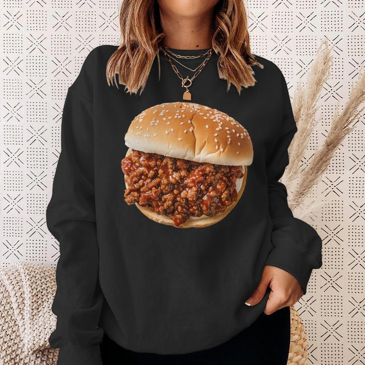 Sloppy Joe Sandwich Lunchlady Food Halloween Costume Sweatshirt Gifts for Her