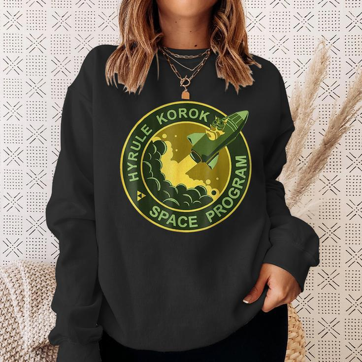 Funny Space Exploration Hyrule Korok Space Program Sweatshirt Gifts for Her