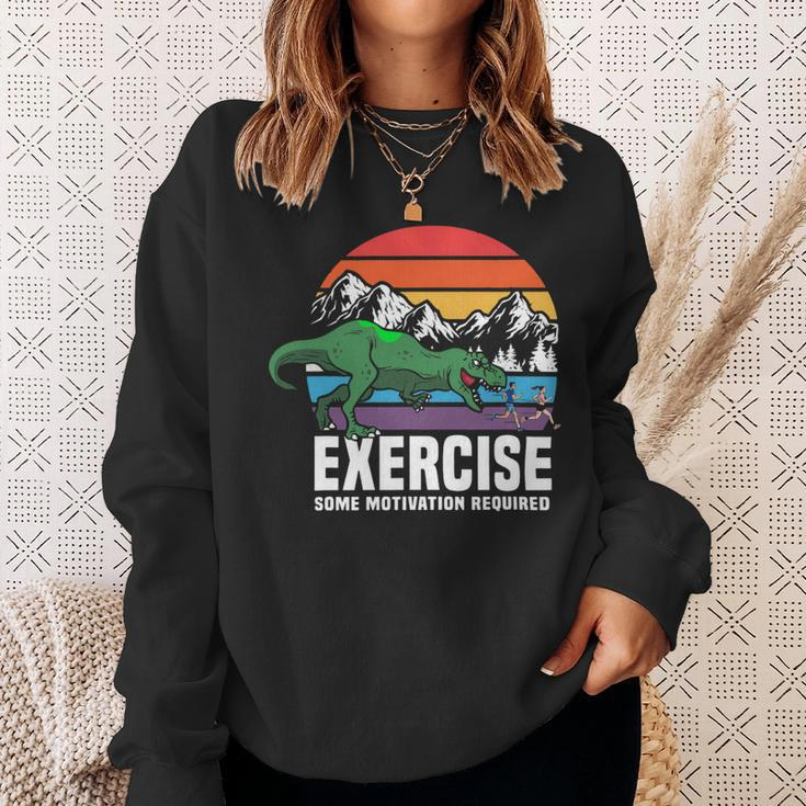 FunnyRex Gym Exercise Workout Fitness Motivational Runner 2 Sweatshirt Gifts for Her
