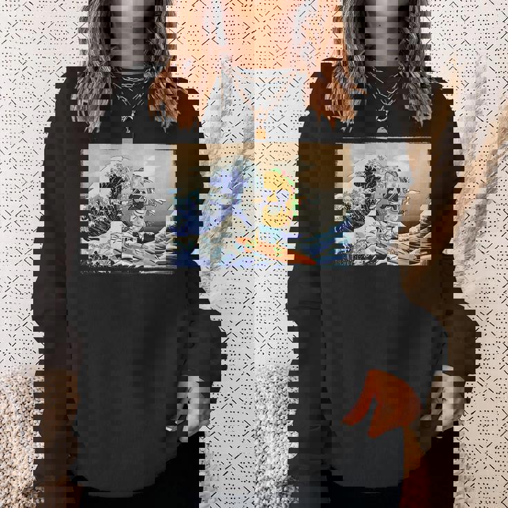 Funny Taco Taco Lover Mexican Food Funny Surfer Taco Sweatshirt Gifts for Her