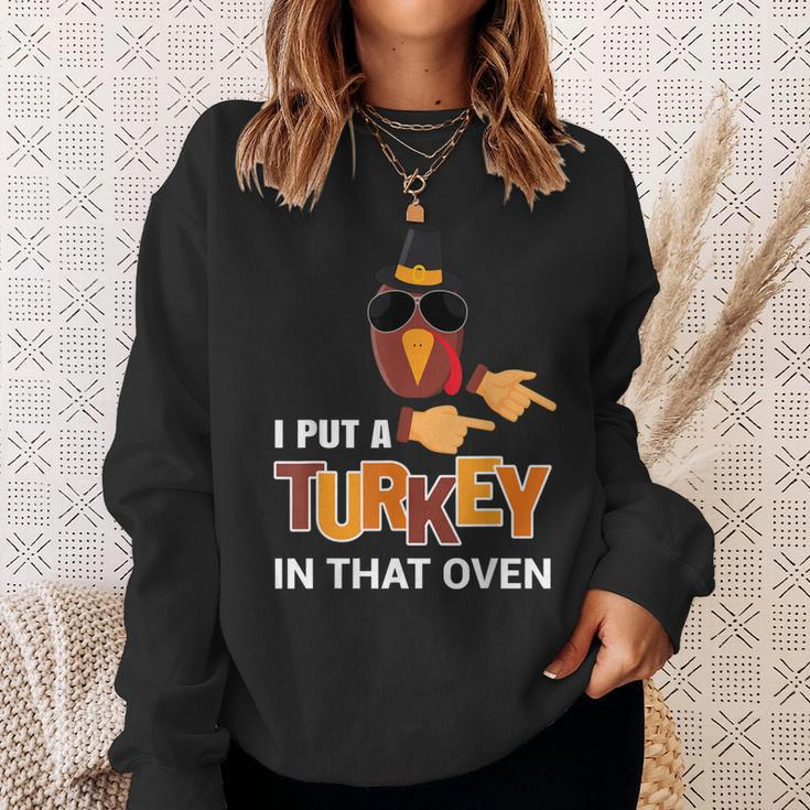 Funny Thanksgiving Pregnancy Announcement For Dad 2020 Gift For Mens Sweatshirt Gifts for Her