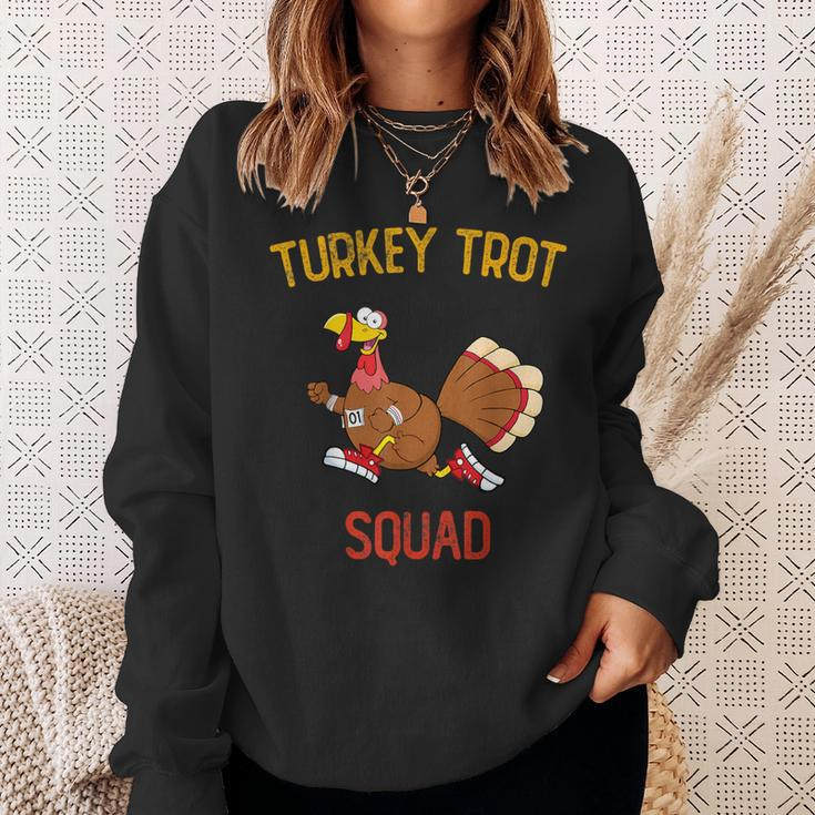 Turkey Trot Squad Friendsgiving Costume Sweatshirt Gifts for Her