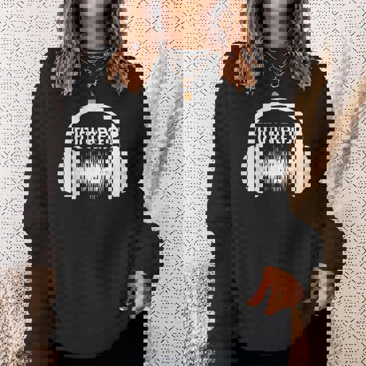 Futurepop Headphone Graphic Sweatshirt Gifts for Her Futurepop Headphone Graphic Sweatshirt Gifts for Her