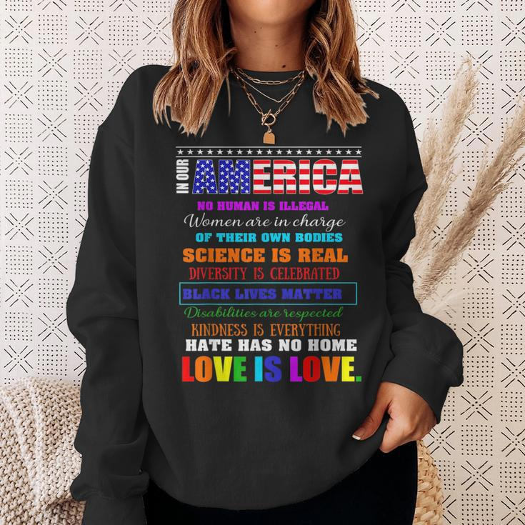 Gay Lesbian Lgbt 4Th Of July Month Sweatshirt Gifts for Her
