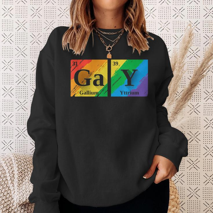 Gay Periodic Elements Gift For Gay Friend Men Lgbt Science Sweatshirt Gifts for Her