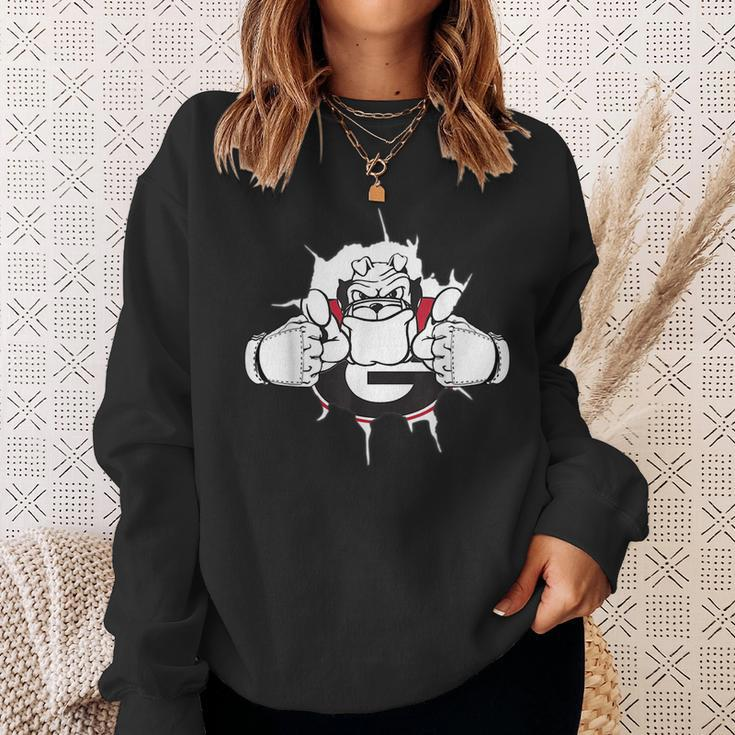 Georgia Football Bulldog Football Funny Gift Georgia Gifts And Merchandise Funny Gifts Sweatshirt Gifts for Her