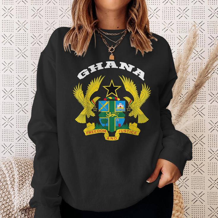 Ghana Coat Of Arms Flag Souvenir Accra Sweatshirt Gifts for Her