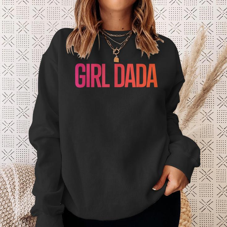Girl Dada For Dad Vintage Proud Father Of Girl Dada Gift For Mens Sweatshirt Gifts for Her