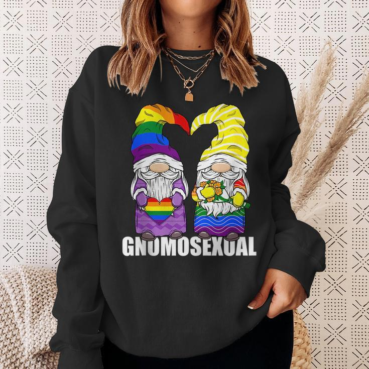 Gnomosexual Lgbtq Gnome For Gay Men Love Pride Gnomes Sweatshirt Gifts for Her
