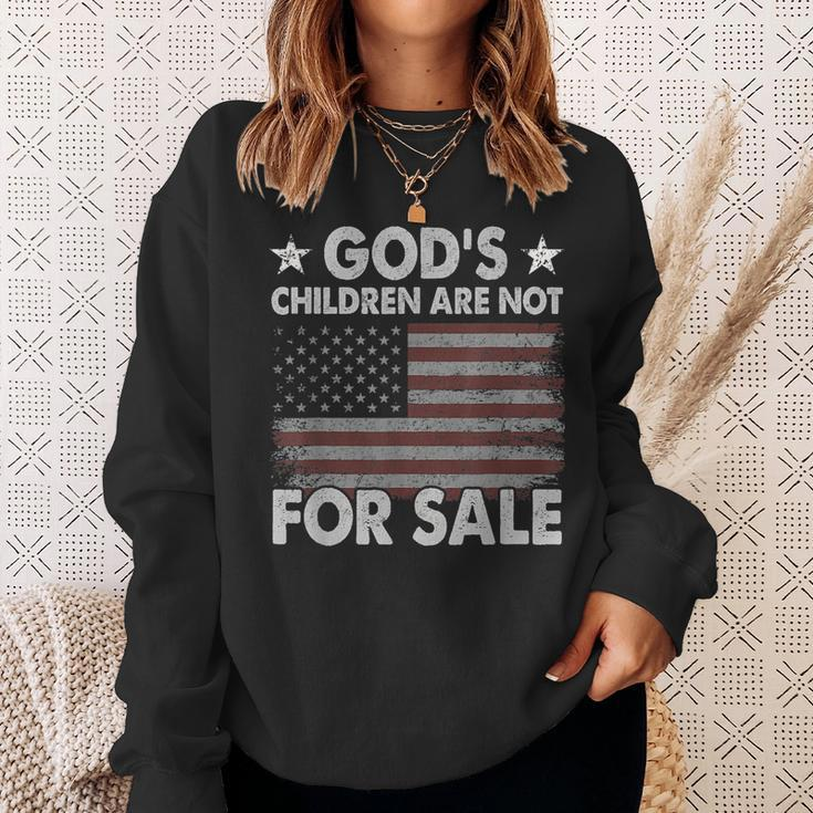 Gods Children Are Not For Sale Christian Gods Children Men Sweatshirt Gifts for Her