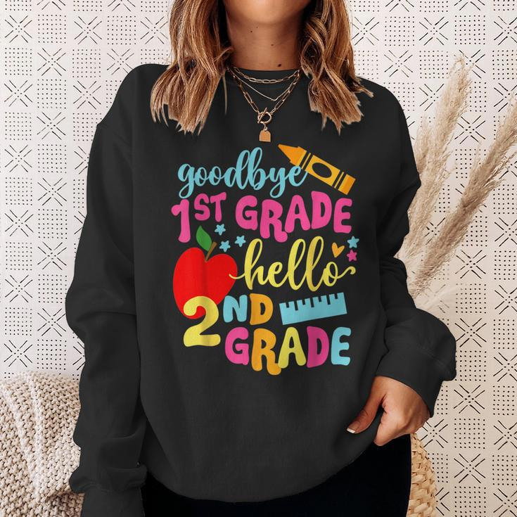 Goodbye 1St Grade Class Of 2023 Graduate Hello 2Nd Grade Sweatshirt Gifts for Her
