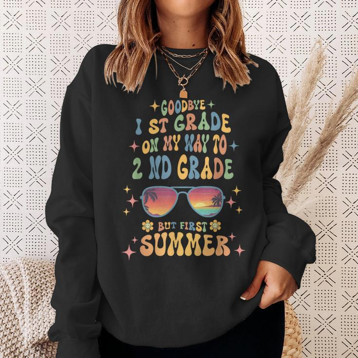 Goodbye 1St Grade Graduation To 2Nd Grade Hello Summer 2023 Sweatshirt Gifts for Her