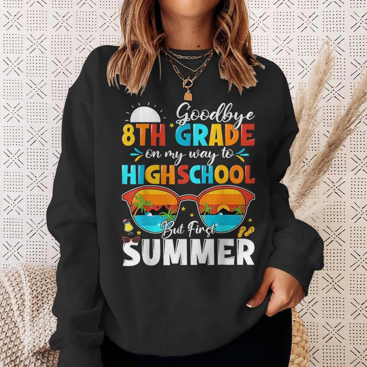 Goodbye 8Th Grade Graduation To Highschool Hello Summer Kids Sweatshirt Gifts for Her
