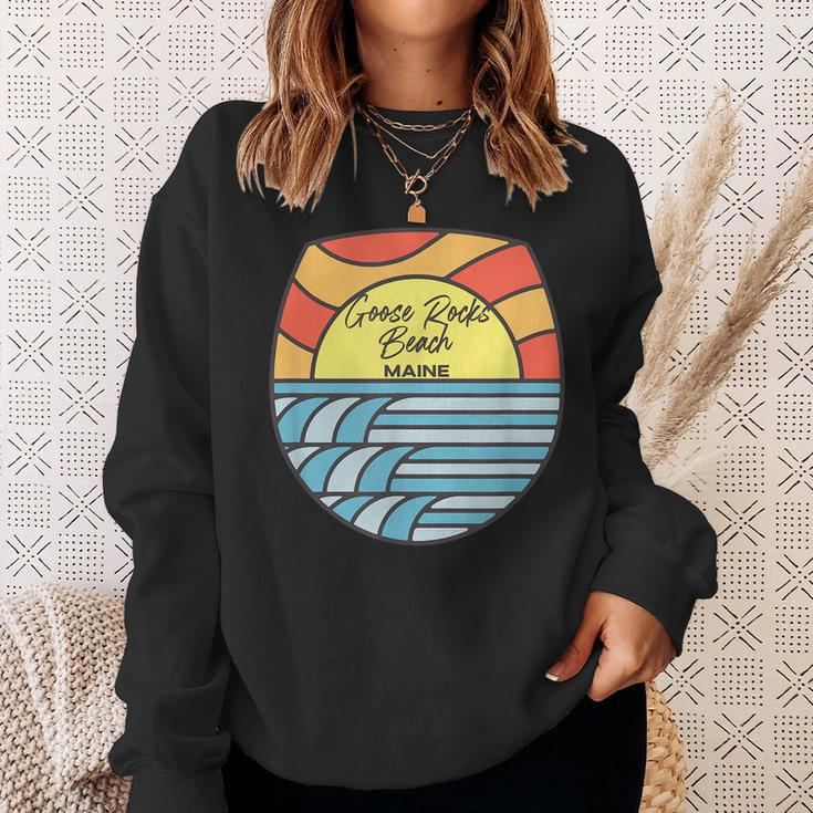 Goose Rocks Beach Maine Me Sunset Sunrise Souvenir Sweatshirt Gifts for Her