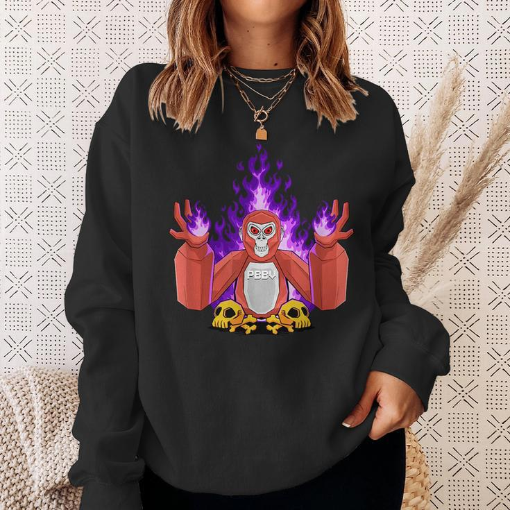 Gorilla Tag Pbbv Ghost Creepypasta Vr Sweatshirt Gifts for Her