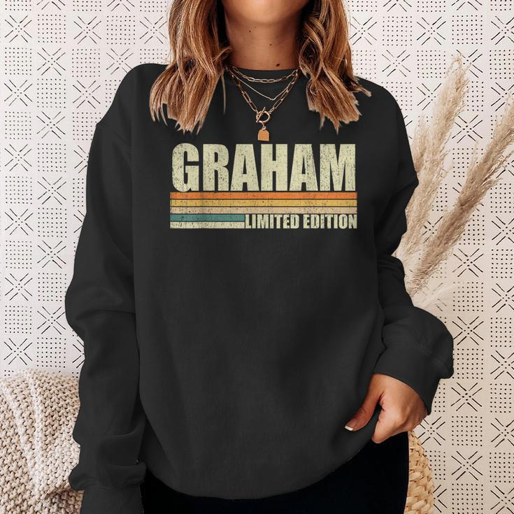 Graham Gift Name Personalized Funny Retro Vintage Birthday Sweatshirt Gifts for Her