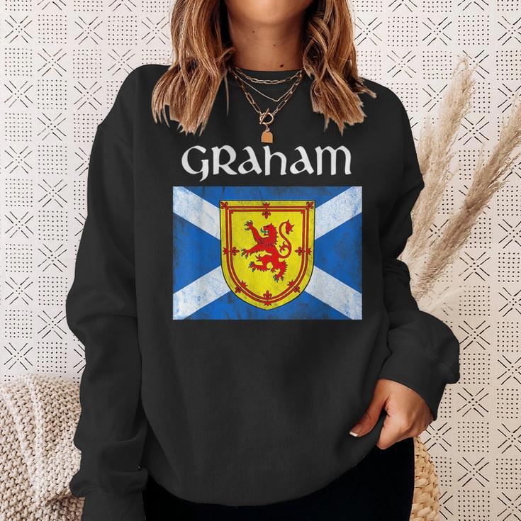 Graham Scottish Clan Name Gift Scotland Flag Festival Graham Funny Gifts Sweatshirt Gifts for Her